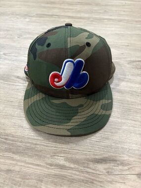 New Era Montreal Expos Camo 59FIFTY Fitted Hat 1969 All-Star Game Patch